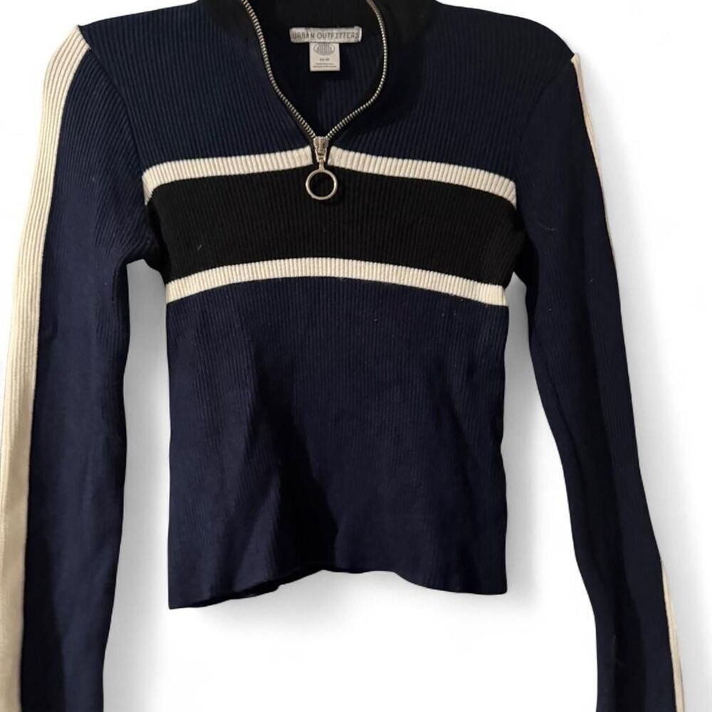 Urban-outfitters Women's Navy and Blue Jumper
